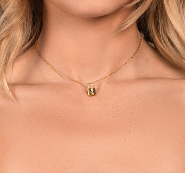 Locked Letters Pendant